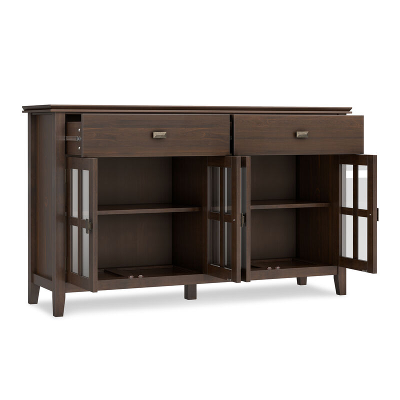 Simpli Home Artisan Large 4 Door Sideboard Buffet image number 4