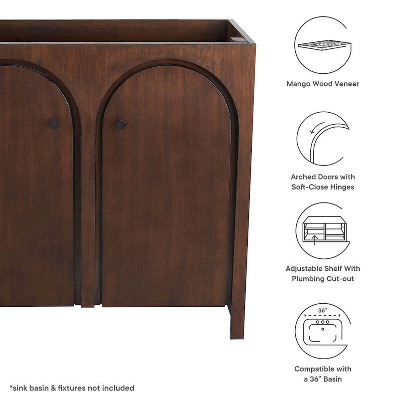 Appia 36" Bathroom Vanity Cabinet (Sink Basin Not Included) image number 1