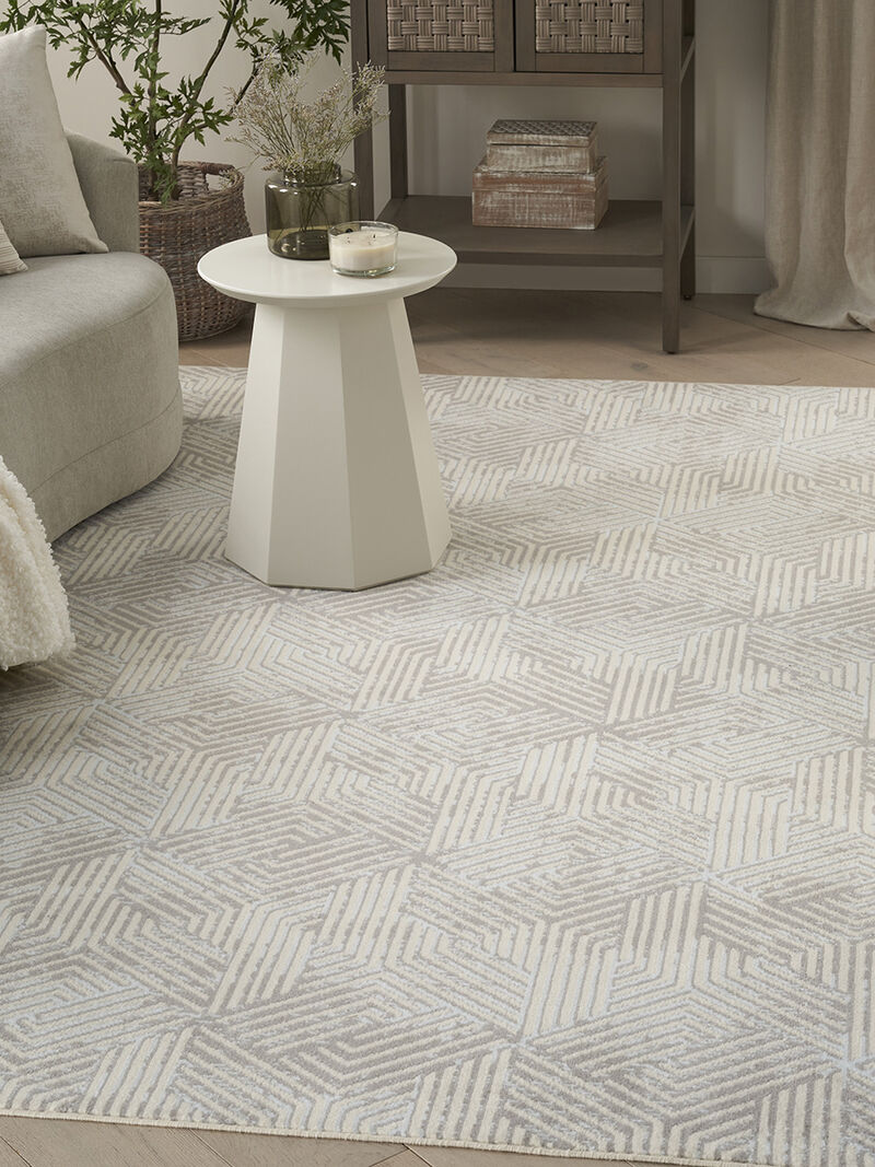 Grafix GRF39 Gray 6' x 9' Rug