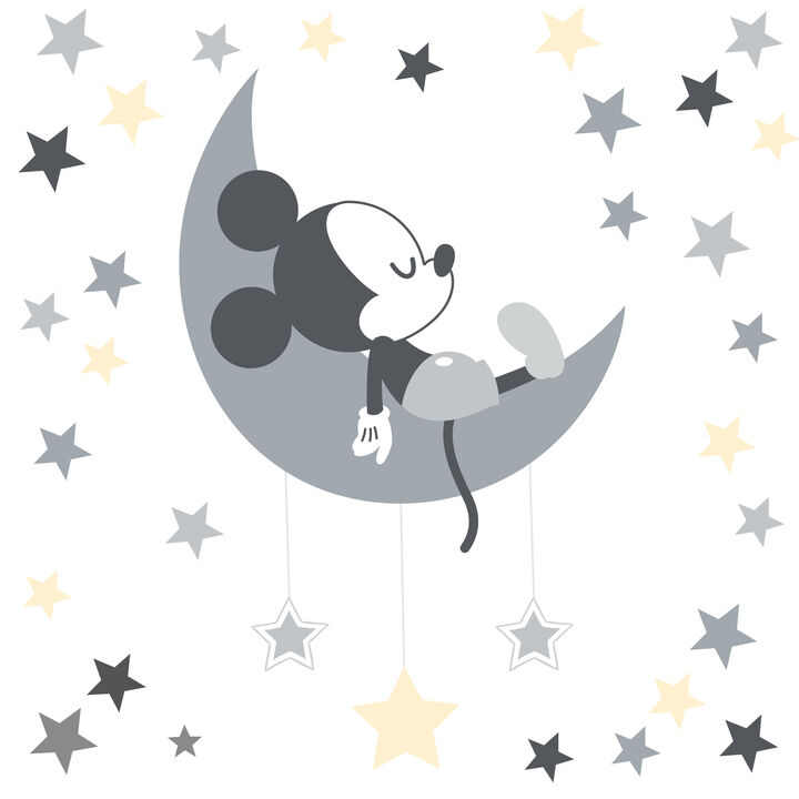 Disney Baby Mickey Mouse Gray/Yellow Celestial Wall Decals by Lambs & Ivy