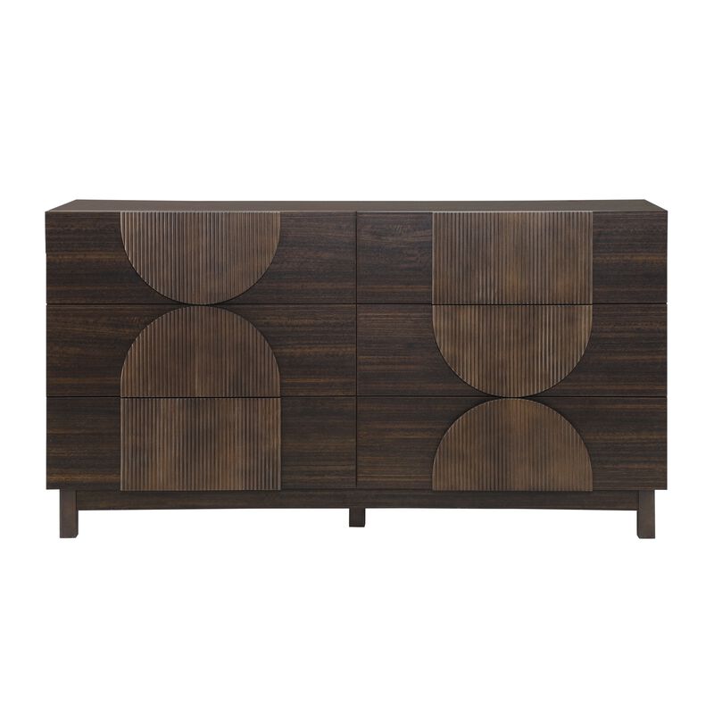 Nugick 6 Drawer Dresser for Bedroom image number 0