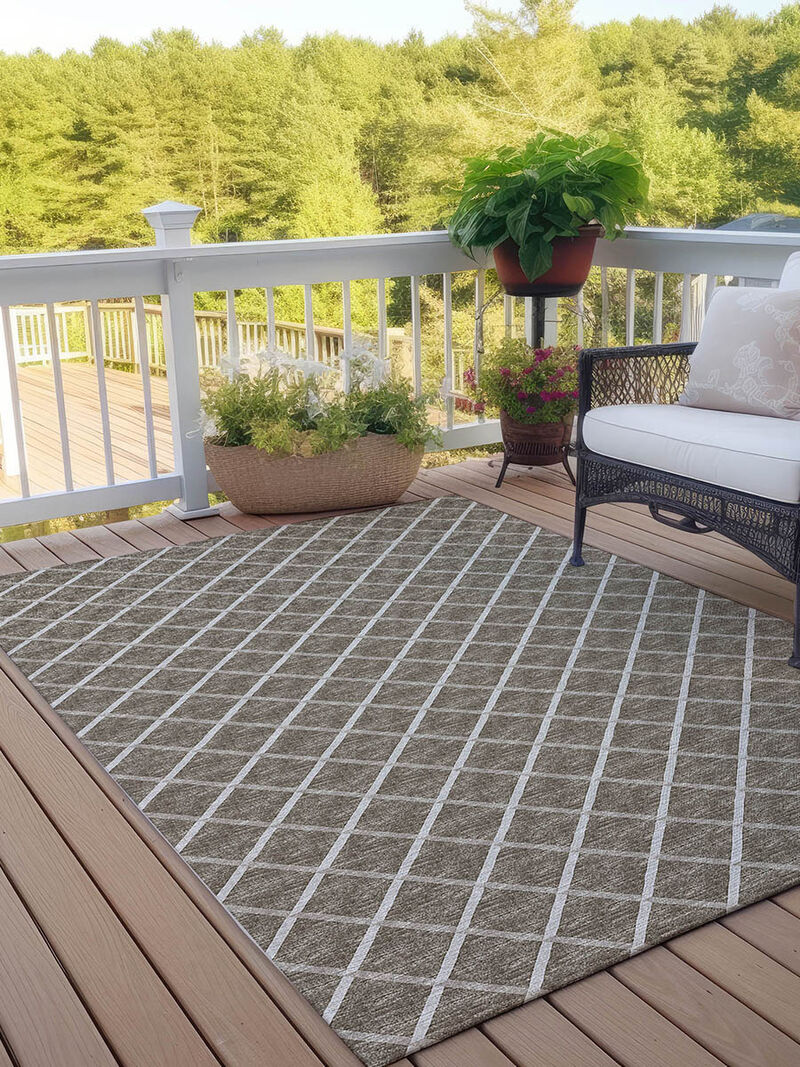 York YO1 Taupe 3' x 5' Rug