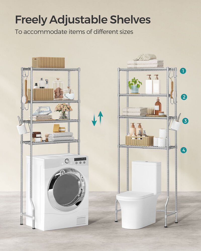 Bathroom Metal Storage Shelf: Durable and Stylish Solutions for Organized Bathrooms