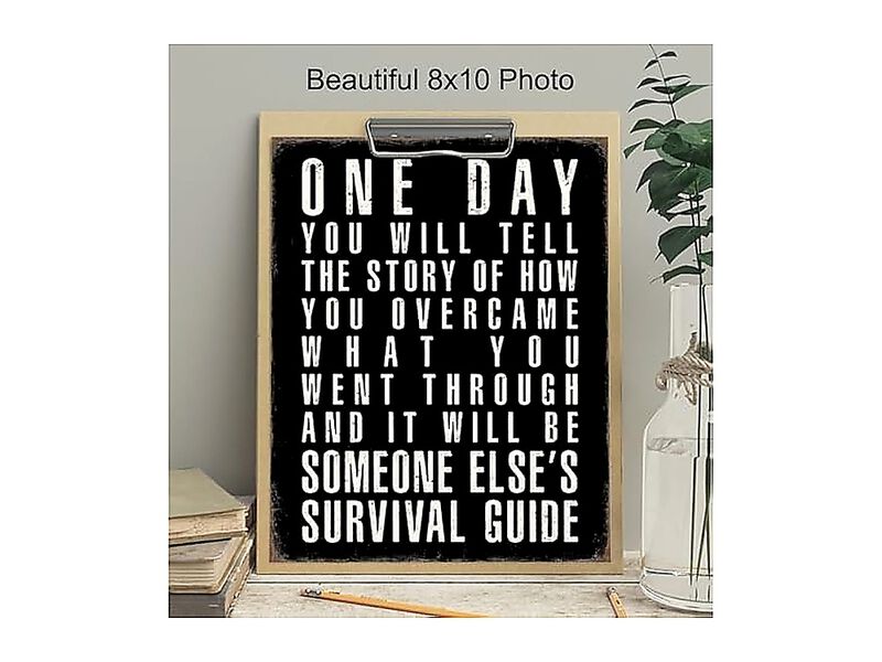 Black Office Decor Inspirational Quotes Positive Posters Men Success Wall Art image number 2