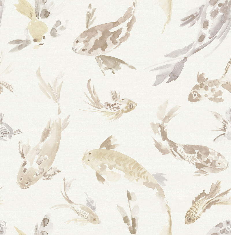 Koi Metallic Fish Wallpaper image number 0