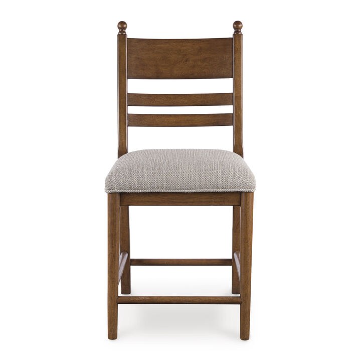 Chadworth Brown Upholstered Barstool
