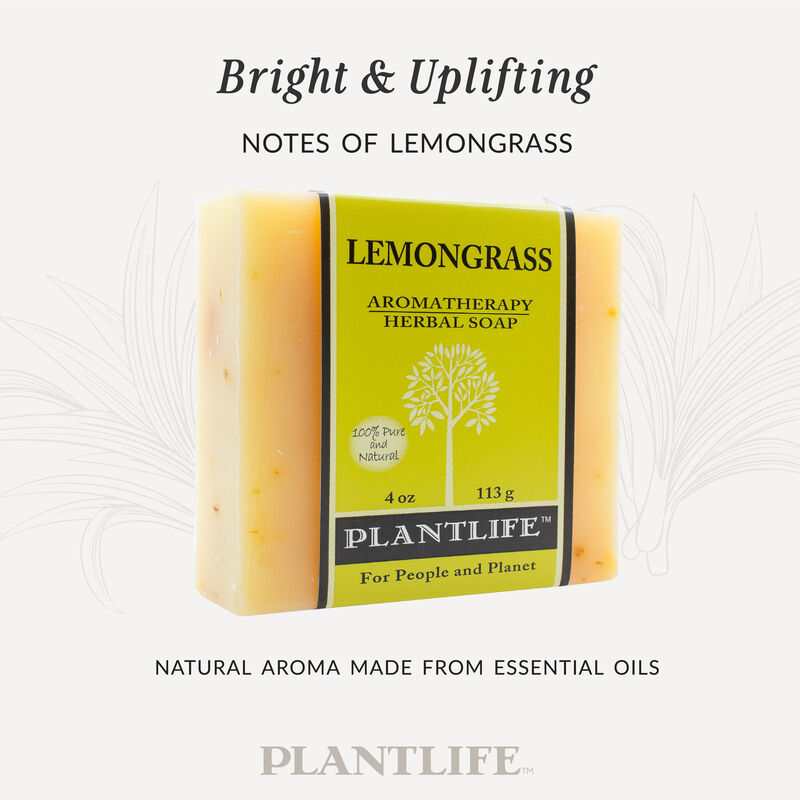 Plantlife Bar Soap - Lemongrass 3 Pack image number 2