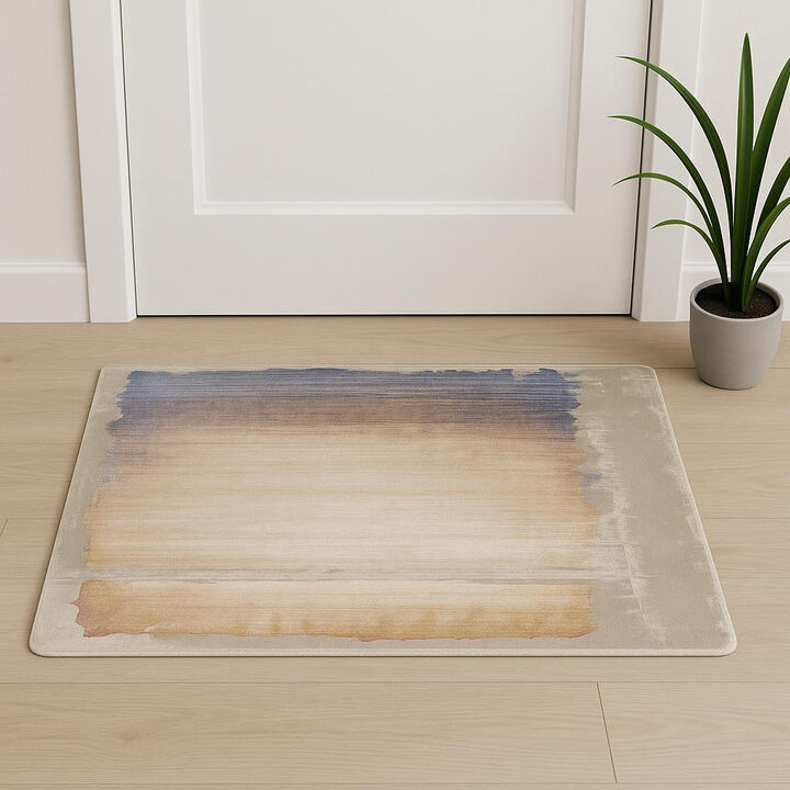 HomeRoots Abstract Area Rug