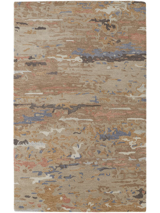 Everley 8644F Tan/Blue 5' x 8' Rug