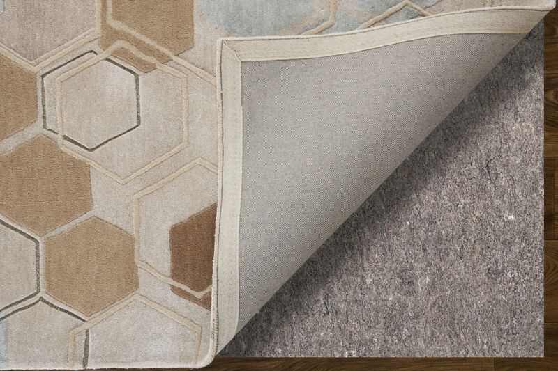 Maridian 8A72F Beige/Brown 5' x 8' Rug image number 3
