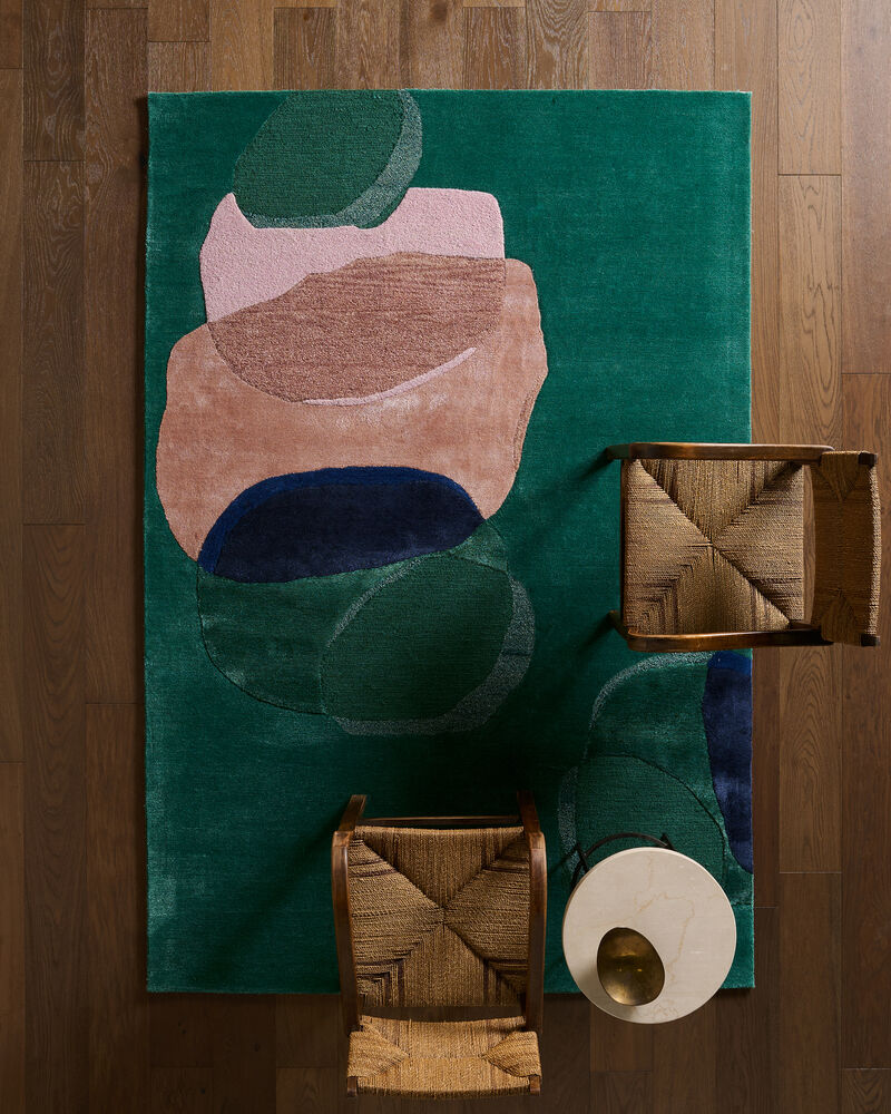 Layered Form Divya Alpine Green 12'X15' Rug image number 8