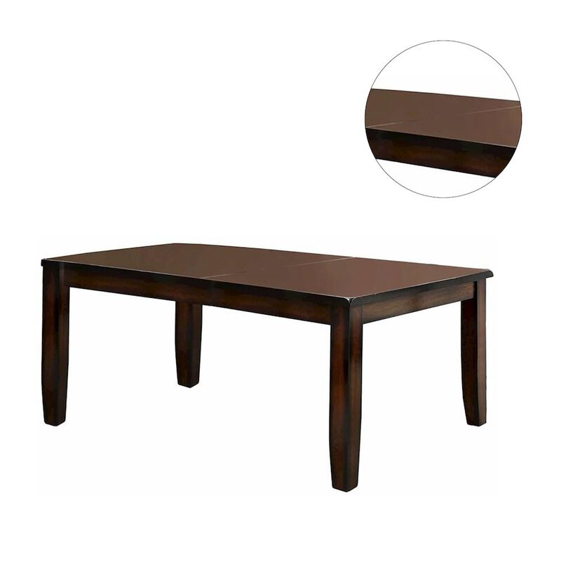 Simple Relax Rectangular Dining Table in Dark Cherry image number 2