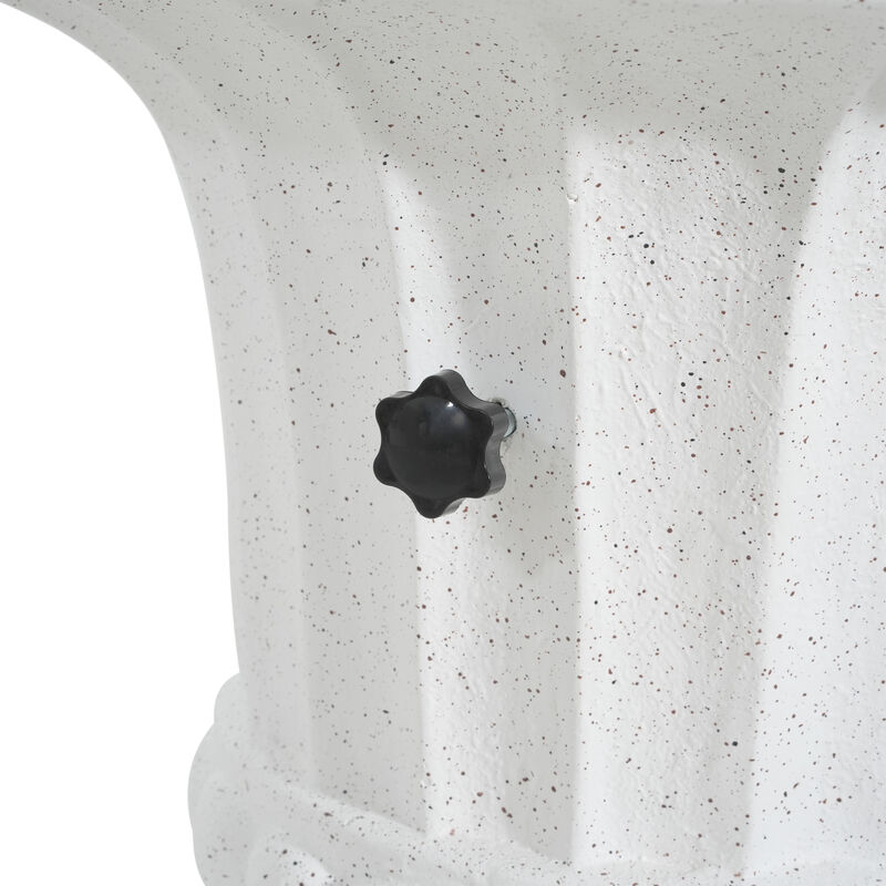 Christopher Knight Home Burgess Patio Mid-Century Modern Lightweight Concrete Side Table image number 7