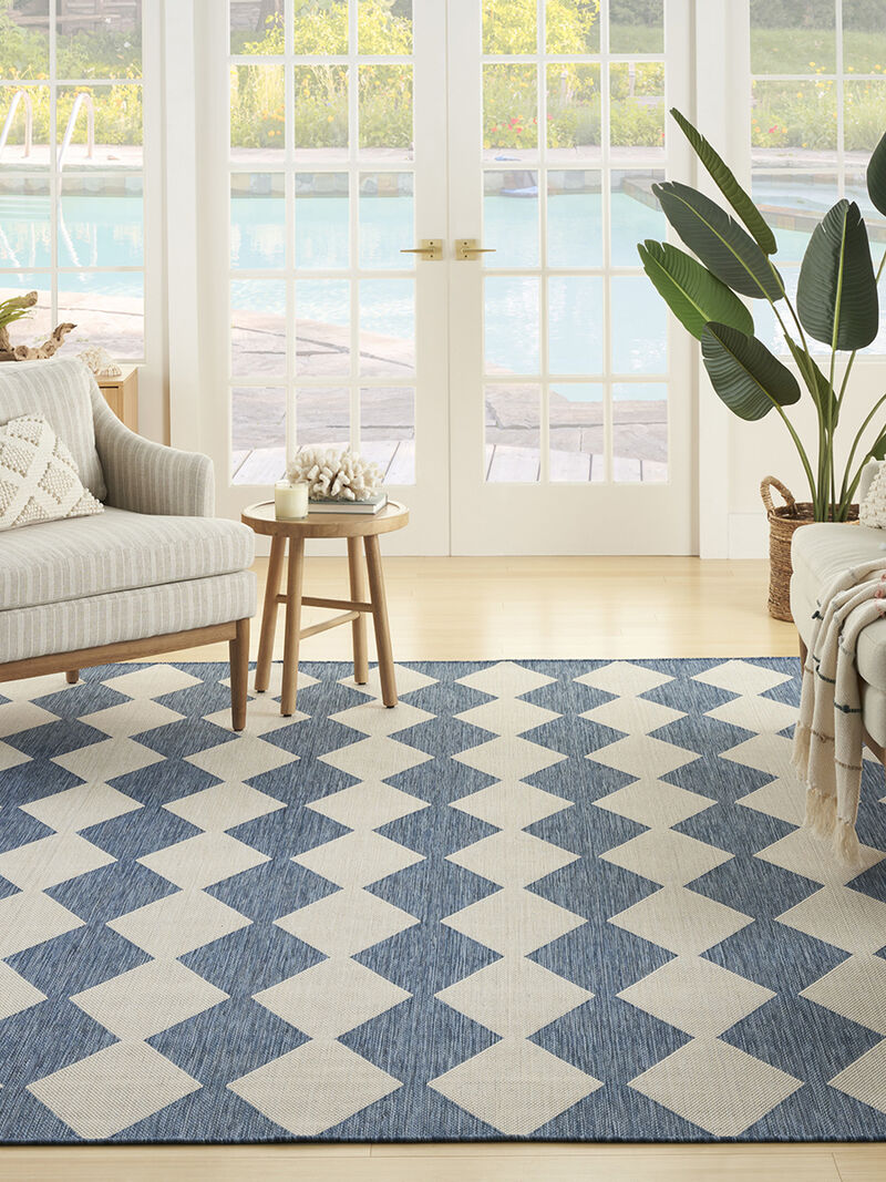 Positano POS04 Navy/Blue 8' x 10' Rug