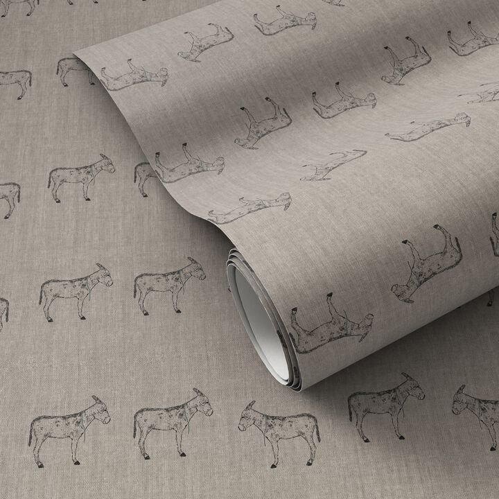 Burros Wallpaper by Paul Meyer - Burros Grey I