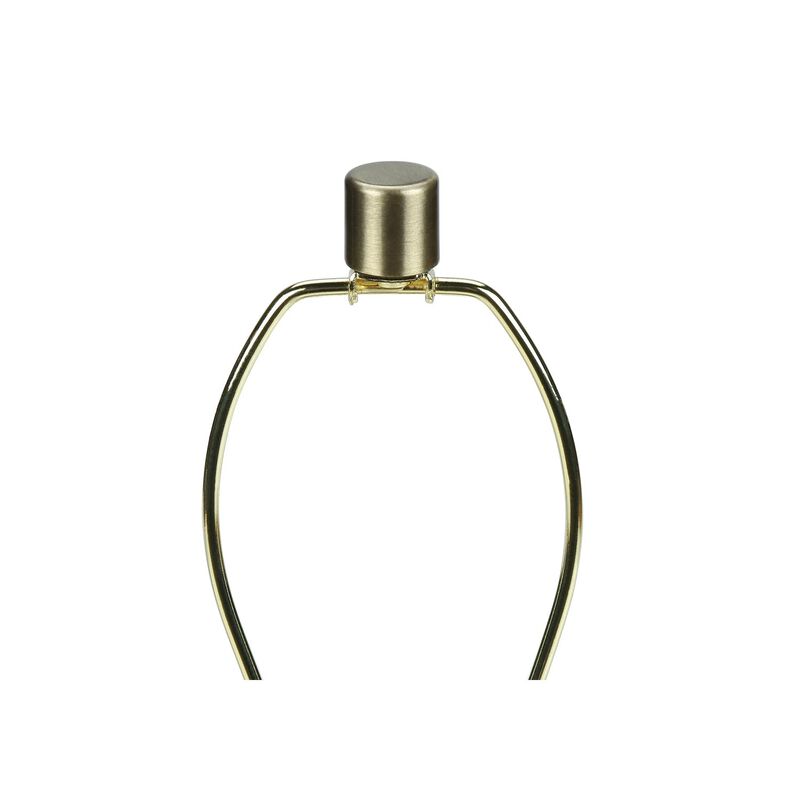 Monarch Specialties I 9726 - Lighting, 27"H, Table Lamp, Black Resin, Beige Shade, Modern