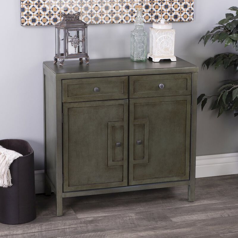 Butler Specialty Imperial Wood Accent Cabinet, Green