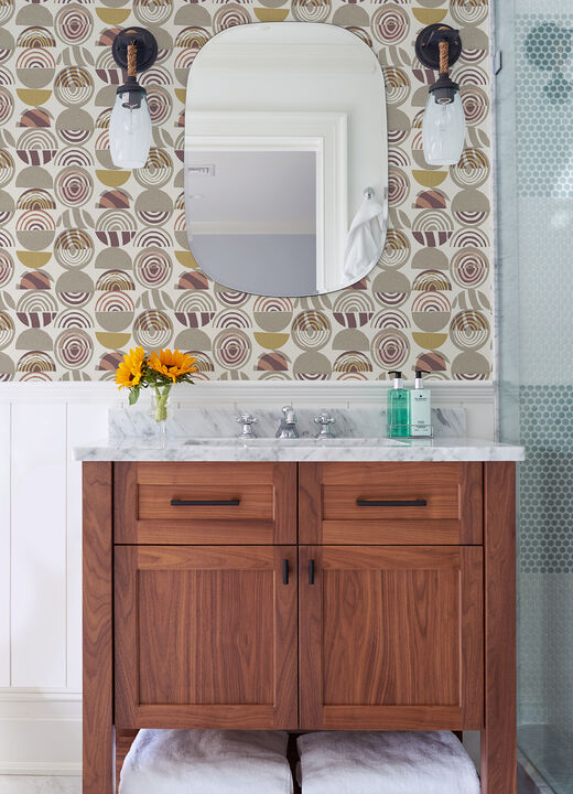 Mage Plum Mod Geometric Wallpaper