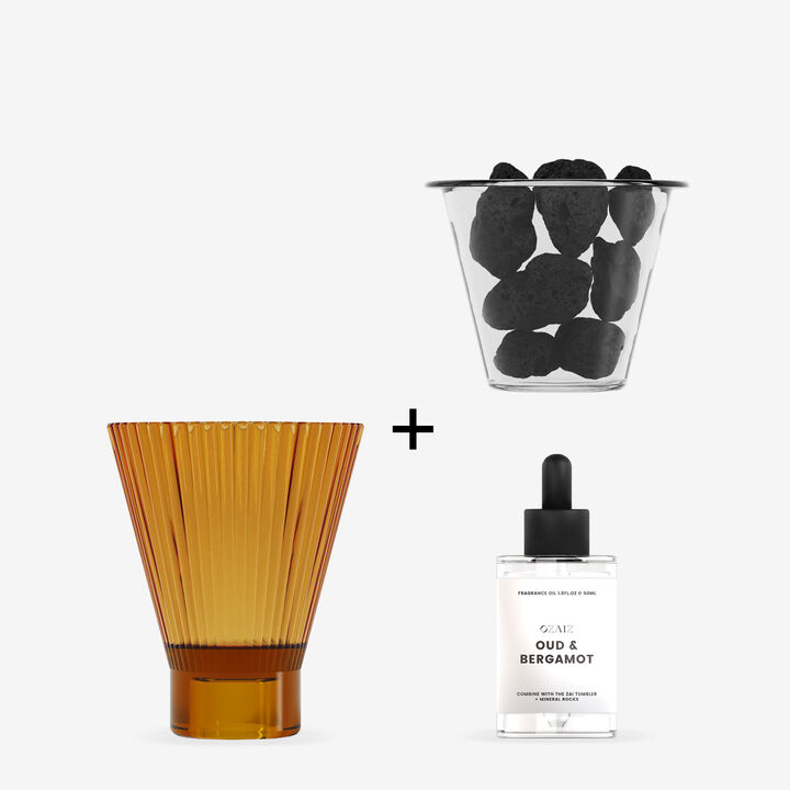 Zai Lava Rock Diffuser - Cedar & Black Cherry