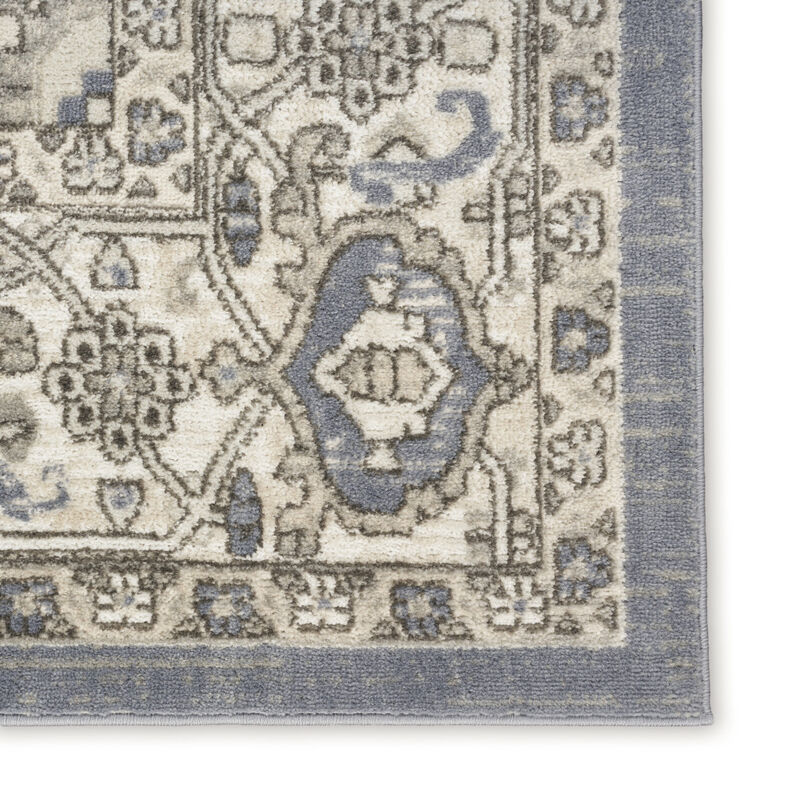 HomeRoots Medallion Distressed Runner Rug image number 2