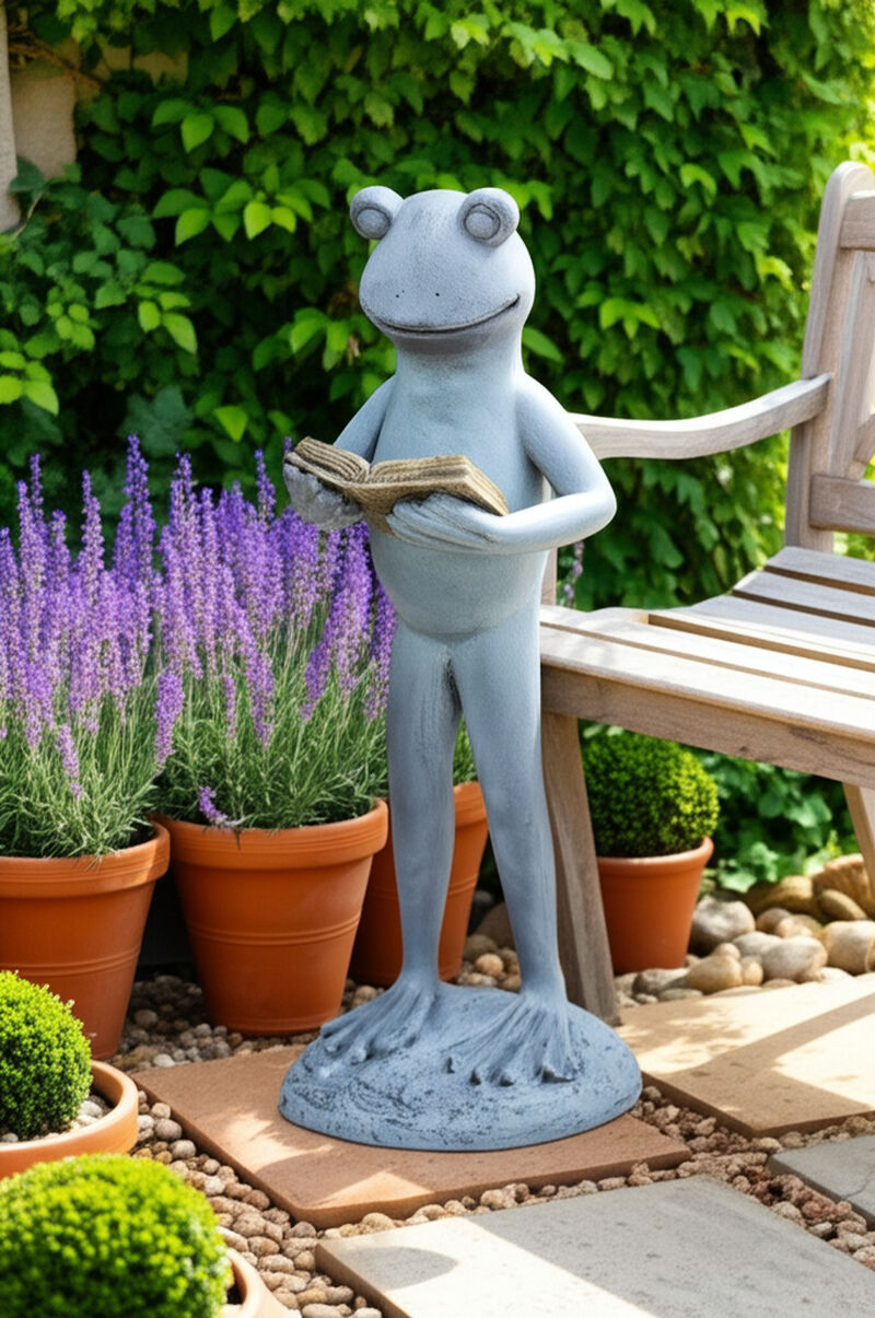 Frog Reading a Book