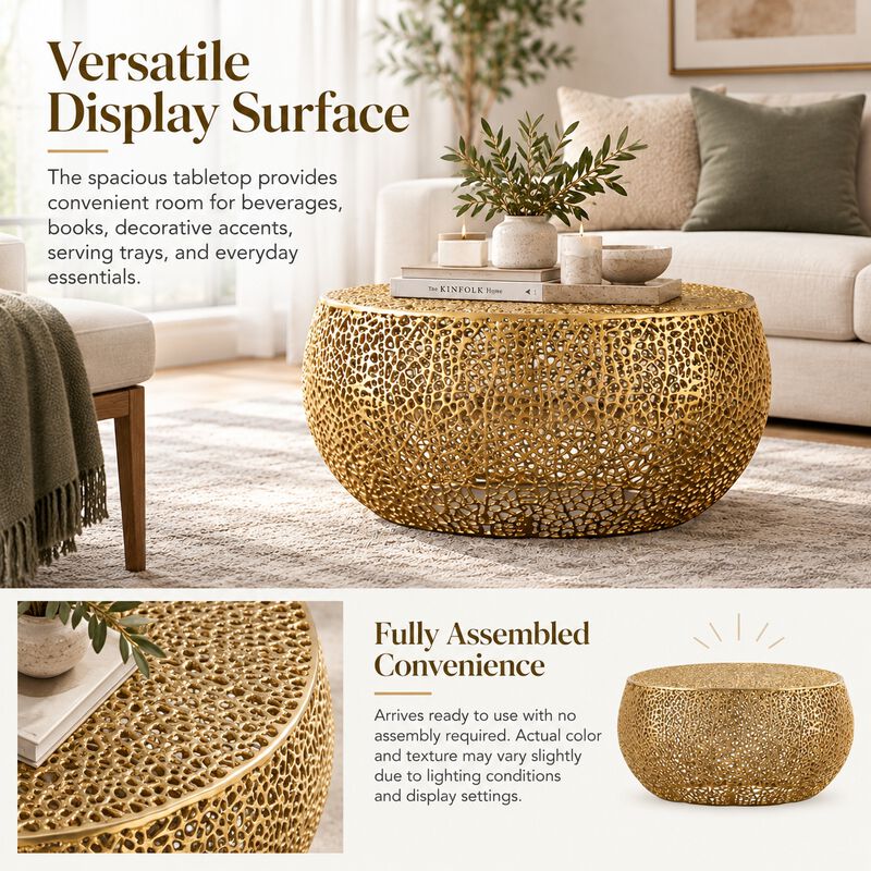 Pavressa White Hourglass Coffee Table image number 5