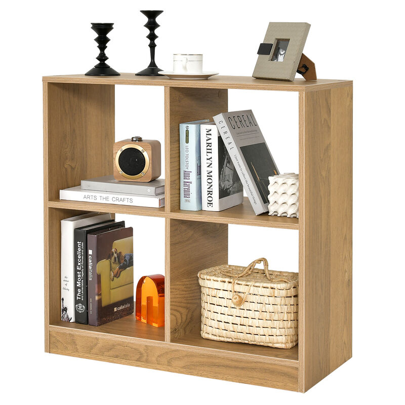 4-Cube Kids Bookcase with Open Shelves