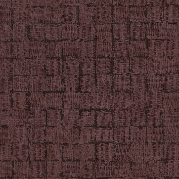 Blocks Burgundy Checkered Wallpaper (Set of 2)