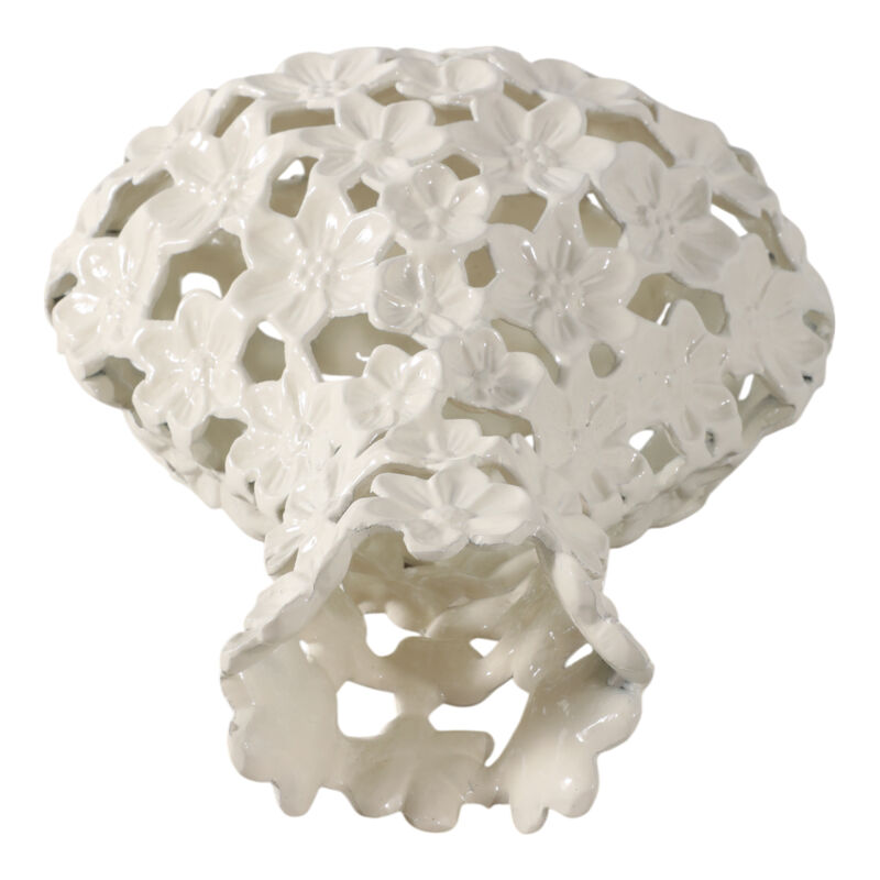 Cut-out Flower Metal Vase image number 5