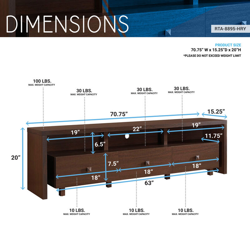 Coxfuk TV Stand image number 9