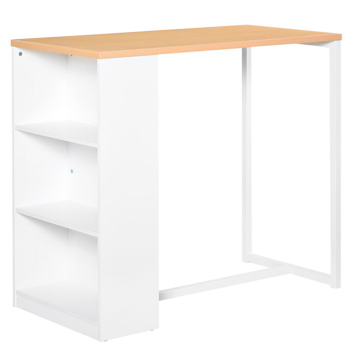 Hivvago Storage Bar Table for Kitchen, Dining, or Living Room