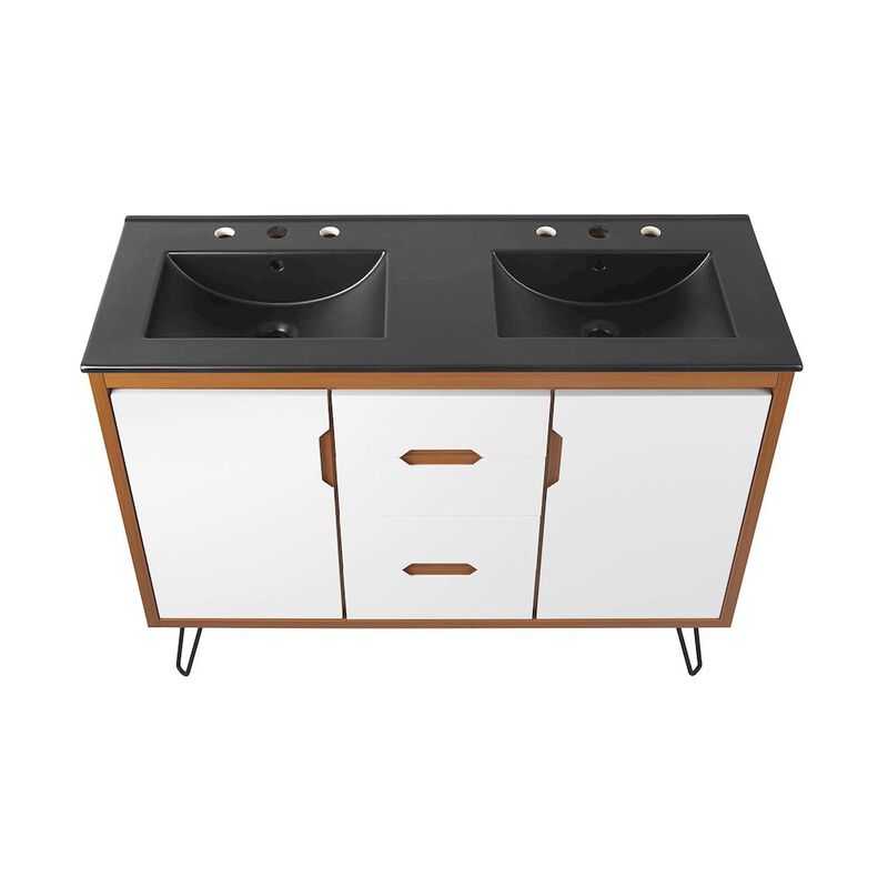 Energize 48" Double Sink Bathroom Vanity image number 3