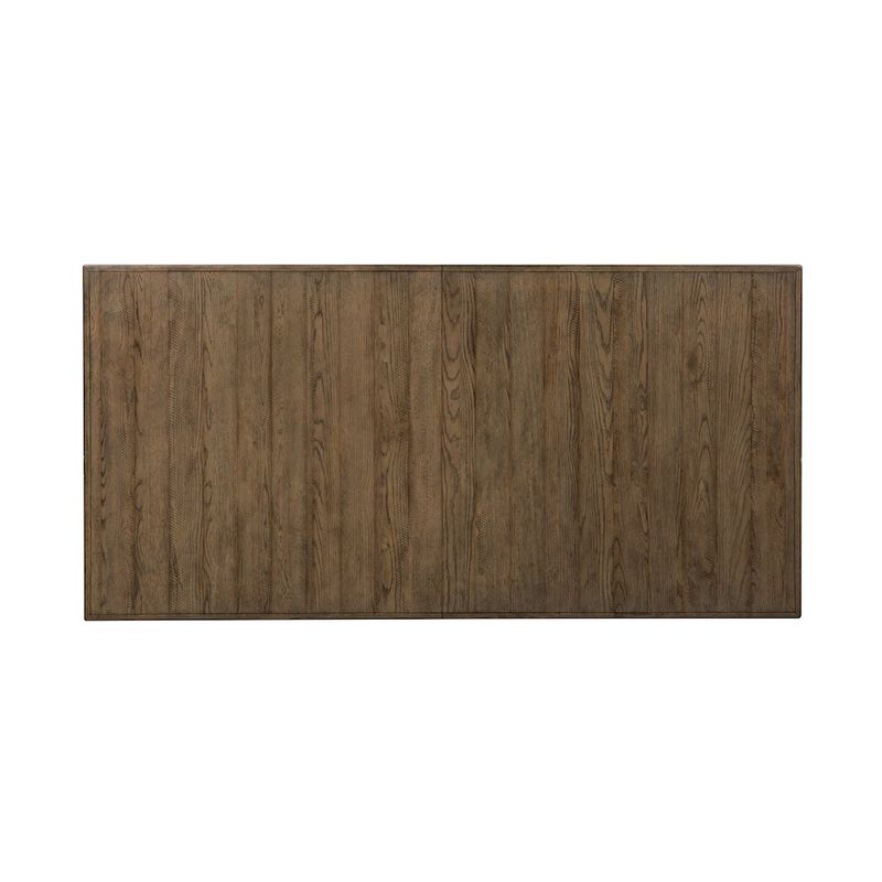 Liberty Furniture Harvest Home Trestle Table in Rubberwood Solids w/ Knotty White Oak Veneers image number 5