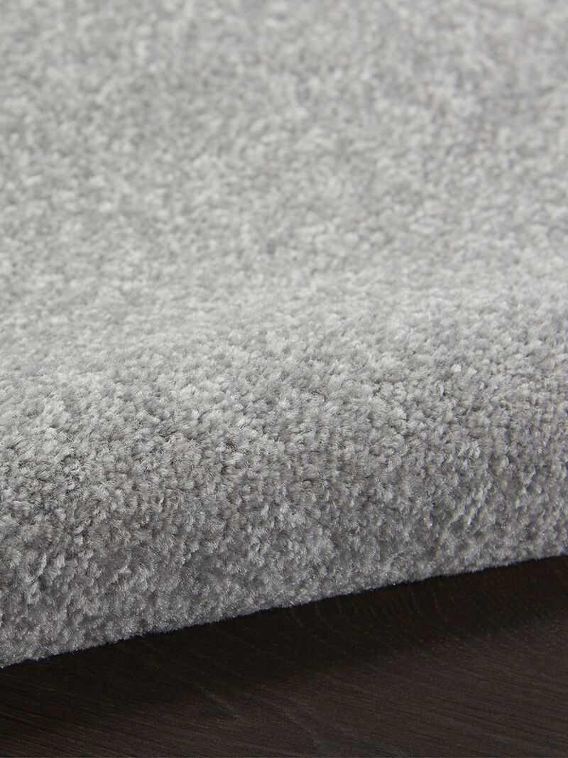 Nourison Essentials NRE01 Silver/Gray 7' x Square Rug