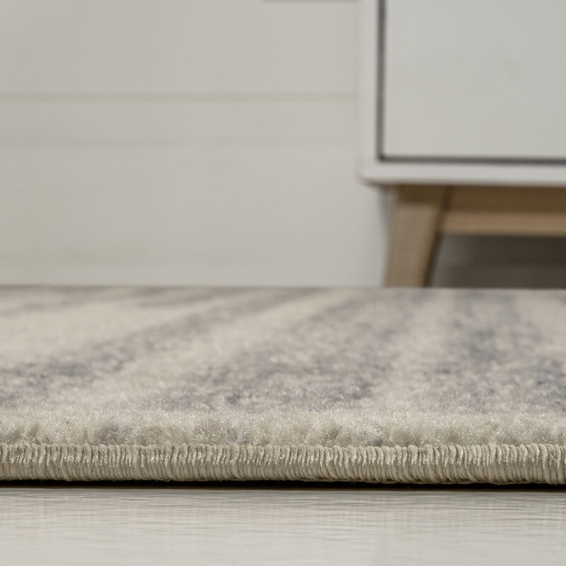 Khalil Modern Berber Stripe Area Rug