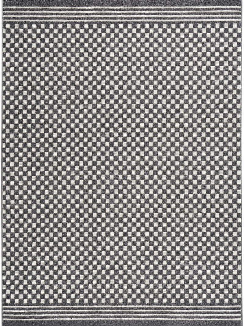 Care Free CAF02 Gray 6'7" x 9'2" Rug