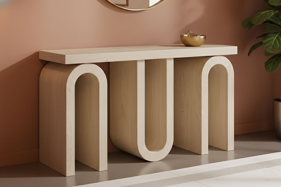 Meridian Furniture Westbourne Natural Console Table