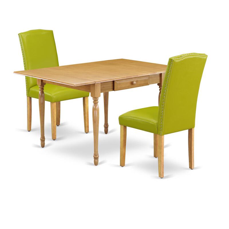 East West Furniture Dining Room Set Oak