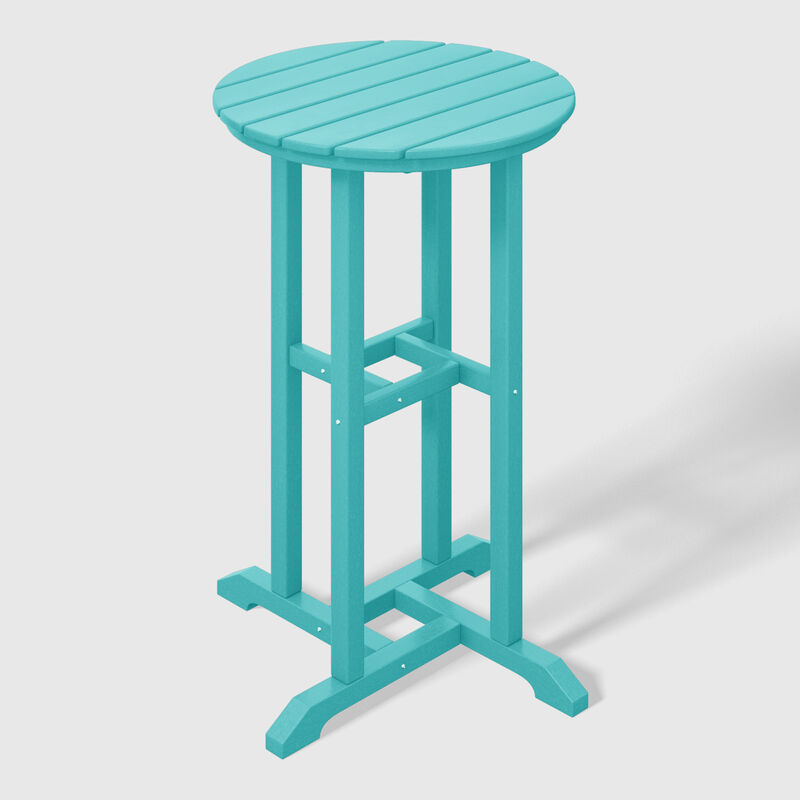 WestinTrends Outdoor Patio Counter Height Bar Stools Bistro Bar Table 4-Piece Set