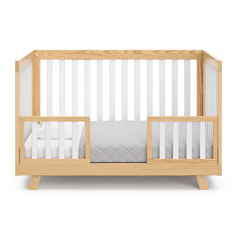 Storkcraft Beckett 3-in-1 Convertible Crib (Natural with White)