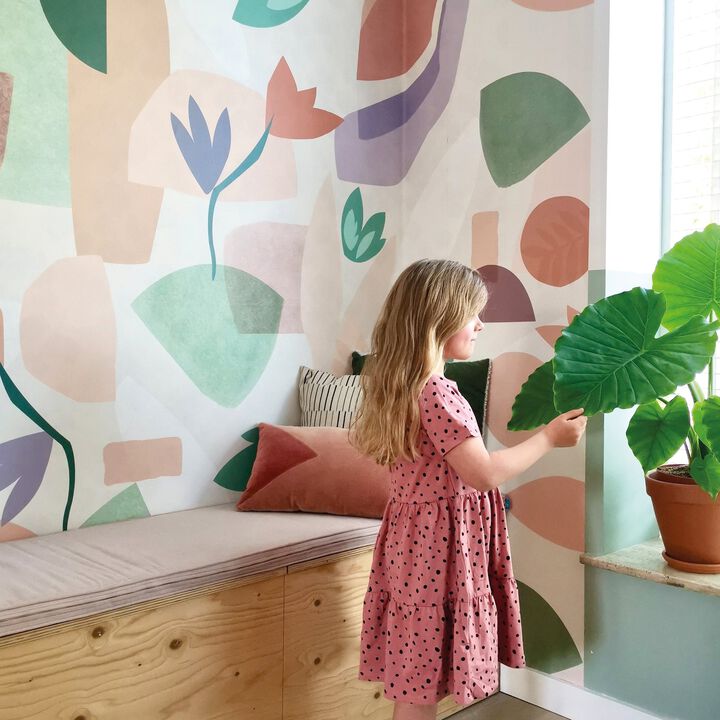 Day Dreamers Pieces Multi-colored Mural RB254