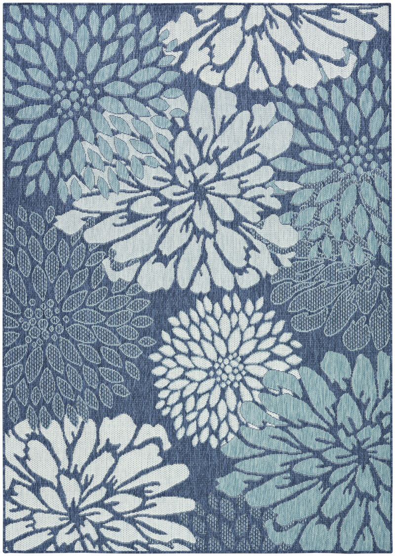 HomeRoots Floral Indoor Outdoor Area Rug image number 0