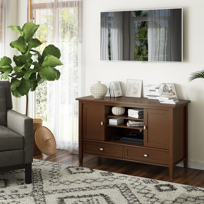 Humdox Solid Wood TV Stand image number 1