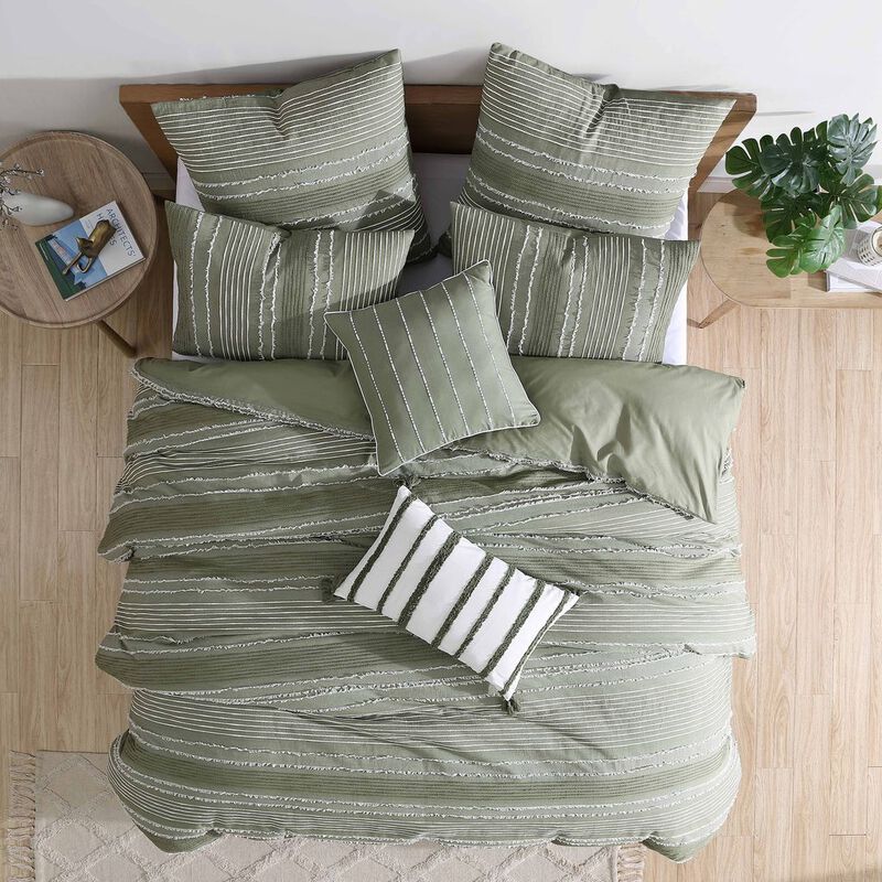 Green Clip Euro Sham