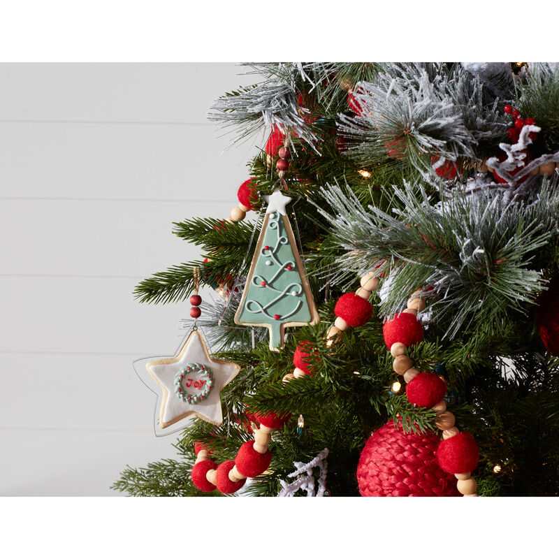 Tree And Star Cookie Cutter Ornament (Set of 12)