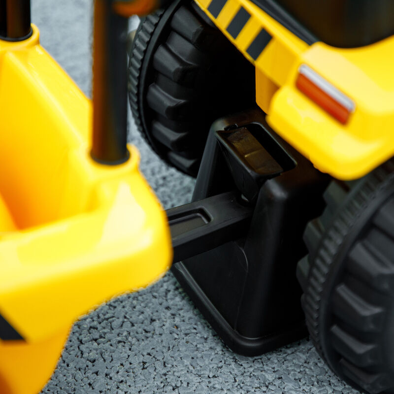 BreeBe Caterpillar Licensed Ride-On Construction Toy with Shovel & Trailer, No Power Ride-on Tractor image number 7