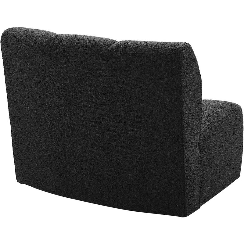 Meridian Furniture Infinity Black Boucle Fabric Modular Chair
