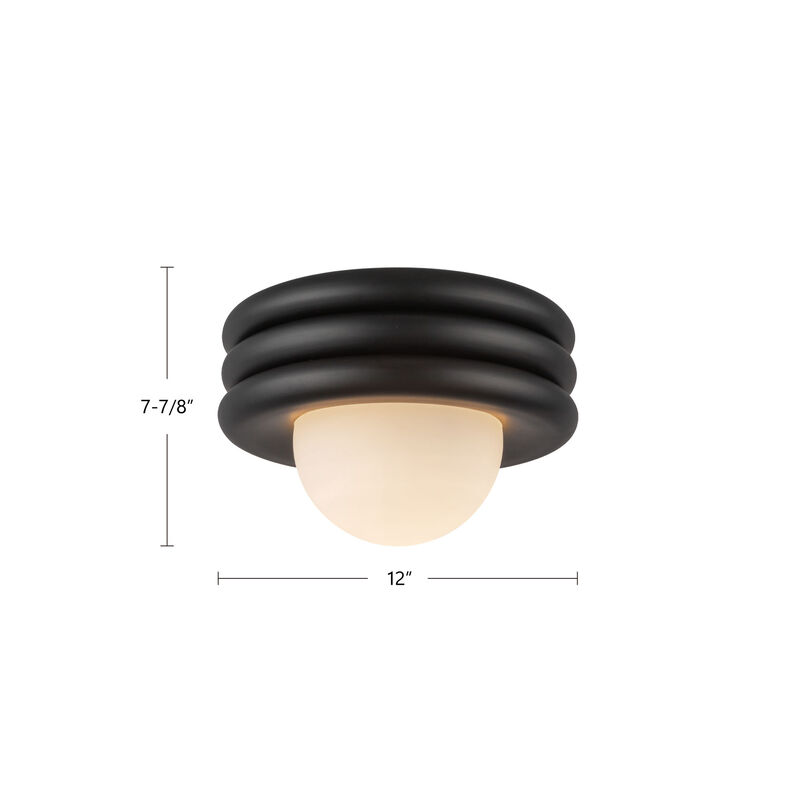 Harvey 12 in Socket Semi Flush Mount image number 9