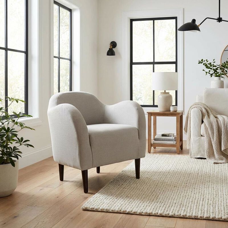 Essential Pieces Julian Mid Century Arm Chair image number 1