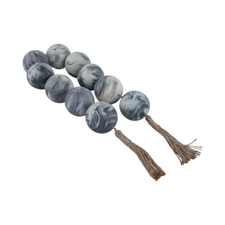 Marbled Bead Garland